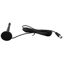 FM Antenna with Magnetic Base and 3 Adapters for Convenient Reception Anywhere