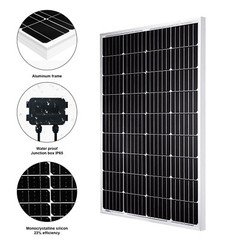 600W 12V Solar Panel Monocrystalline PV Power Battery Charger Home Boat Camping