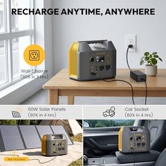 300W Portable Power Station 296Wh Solar Generator