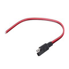 SAE to 2Pin Wire 14AWG Heavy Duty Construction Compatible for DC12/24V Systems