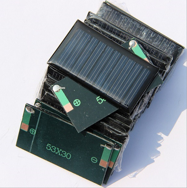 5V 30mA 53X30mm Micro Mini Small Power Solar Cells Panel For DIY Toy