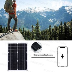 7000W 100A 110V Solar Panel Kit Complete Solar Power Generator Home Grid Syste