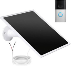 Solar Panel Charger for Ring Video Doorbell 3/3+/4, Battery Video Doorbell Plus,