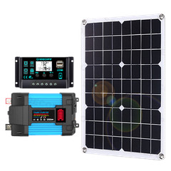 6000W Solar System DC12V to 110V/220V Off-Grid Inverter System 100A ControllerXz