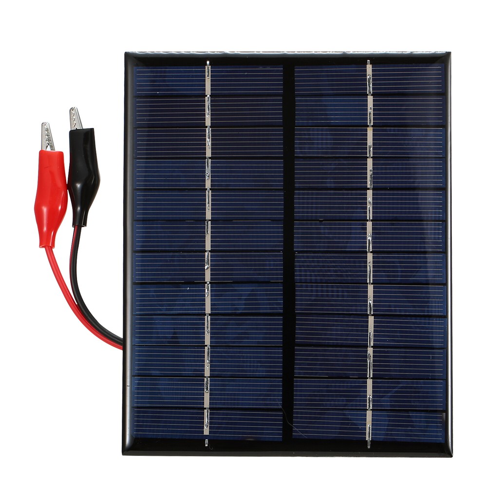 Solar Panel Module with Clips Waterproof for Outdoor Camping V3N1