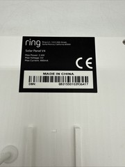 Ring Solar Panel v4 White 5v 2nd Generation