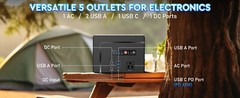 Portable Power Station Solar Generator Panel Power Bank Outlet Camping Emergency