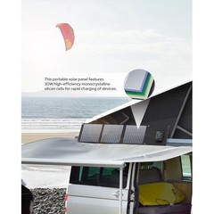 Portable 30W Solar Charger – Foldable Panel for Camping and Hiking Adventures