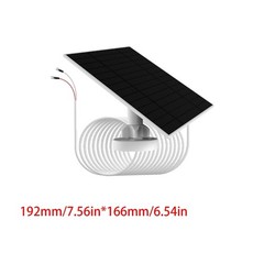 6W Solar Panel for Home CCTV Camera Security Doorbell Battery Charger