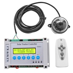 Complete Dual Axis Solar Tracker Linear Actuator Controller W/ Wind Speed Sensor