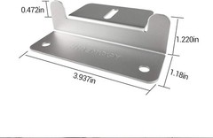 Lightweight Corrosion-Free Z Brackets for RV Solar Panel Installation – 4 Pack