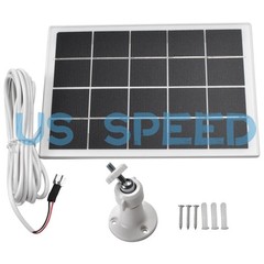 5V Solar Panel Charger for Ring Doorbell 3/3+/4 Plus with 10Ft Charging Cable