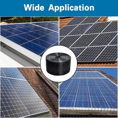 Solar Panel Bird Guard 6in x 100ft 19 Gauge PVC Coated Mesh