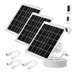 7W Ring Solar Panel is Specially Designed for Spotlight Cam Battery and Ring