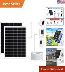 Reliable 2 Pack 8W Solar Panels for Ring Cameras – Power Your Security