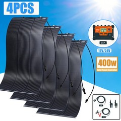 400W Monocrystalline Solar Panel Complete Kit for RV Home Off Grid Camping New