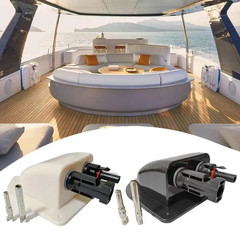RV Double Wire Entry Gland Box Solar Panel Roof Wire Entry Gland Box Cable Motor