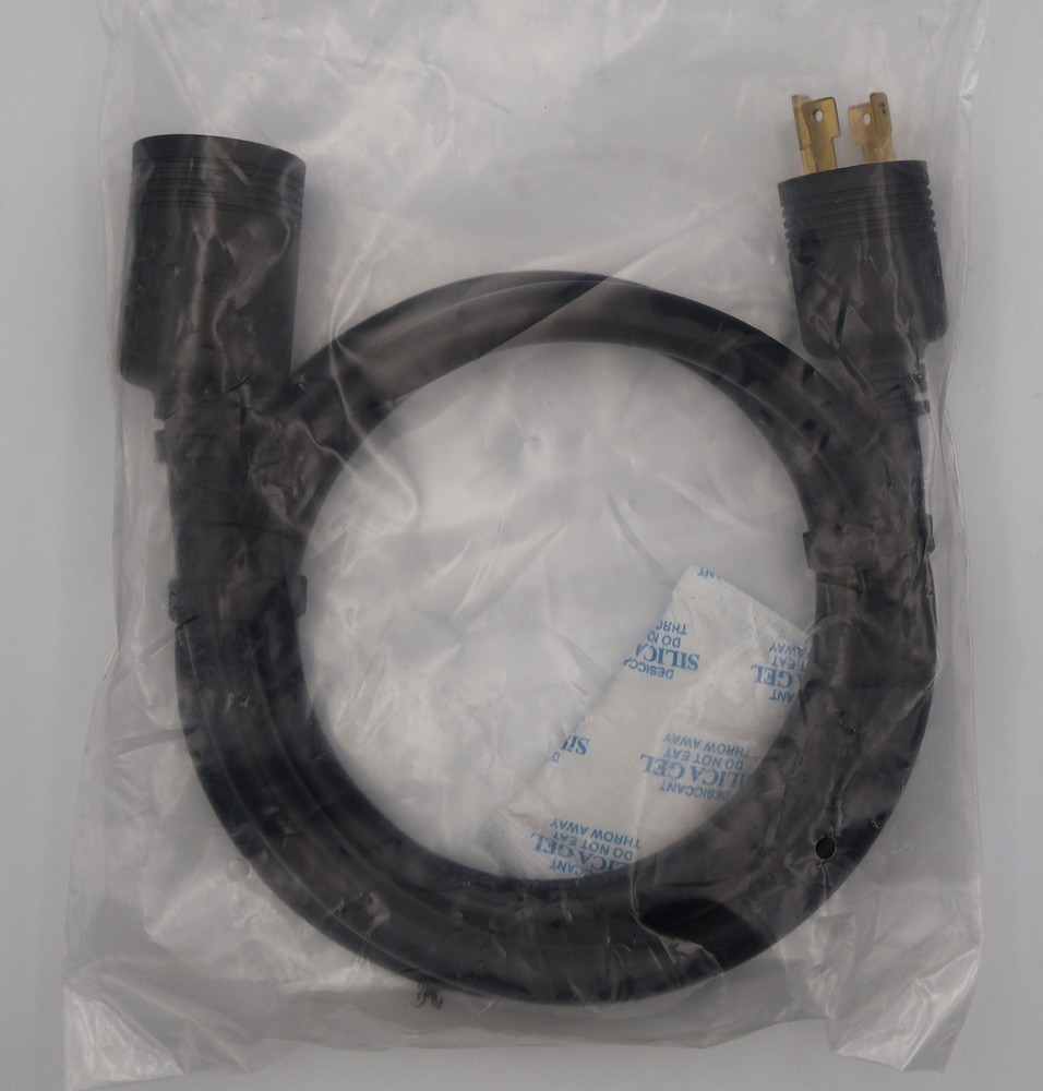 ECOFLOW – NEMA L14-30R to L14-30P Generator Cord – 4.92ft (1.5m) – NEW Open Box