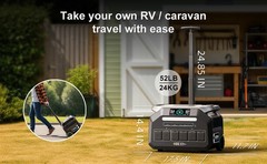 LiFePO4 P2400 Solar Generator IEE 2048Wh 2400W Peak 5000W Portable Power Station