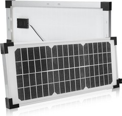 10 Watt Solar Panel Kit Replace FM123 for Mighty Mule FM200 FM350 FM500 FM502