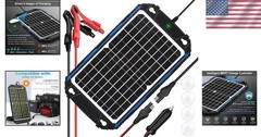 12V Solar Trickle Charger for Car Boat RV