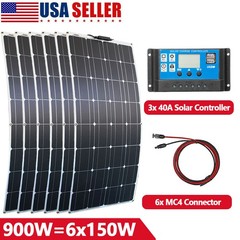 150w Flexible Solar Panel using MonoPlus Cells For 12v Battery RV Boat Off Grid