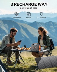 Solar Powered Generator 200W Peak/100W Rated, Portable Solar Generator Power …