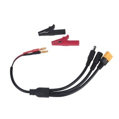 5 in 1 wiring cable for charging worktable tasks, with dc5521 cable ends