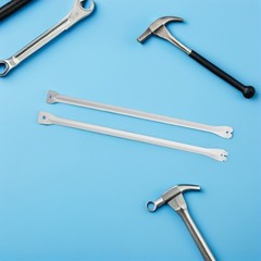 2Pcs Heavy Duty Iron Rv Brackets for Wire Shelf Durable Support Hardware Kit