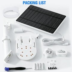 Solar Panel for Ring Camera Spotlight Cam Plus/Pro(Battery) & Stick Up Cam/Pro B