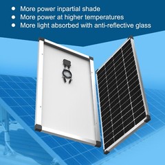 ACOPOWER Solar Panel 175Watt 12 Volt,Mono High-Efficiency 175 Watt PV Module