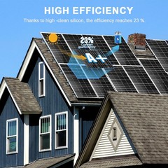 400Watt 12V Monocrystalline Solar Panel Battery Charger RV Home Boat Off-Grid