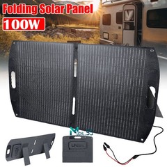 100W Portable Foldable Solar Panel with Monocrystalline ETFE Design Solar Charge