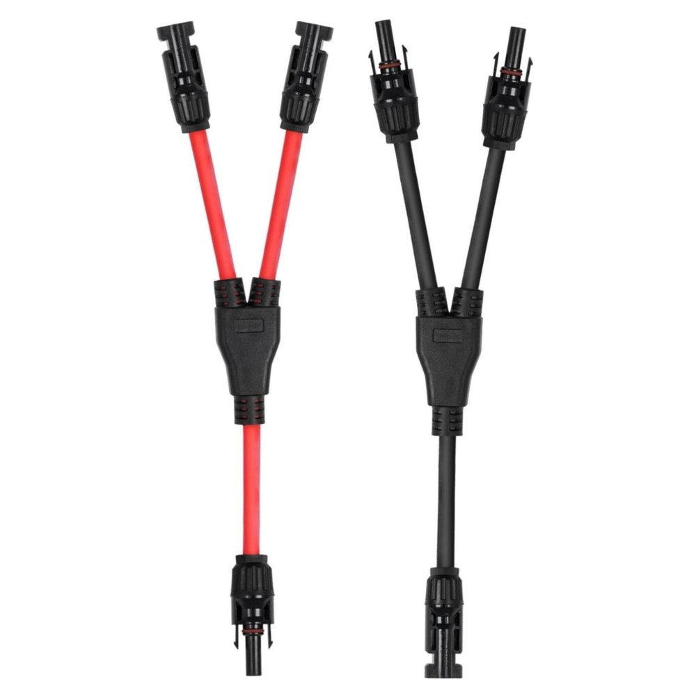 Solar Parallel Connector Y Splitter 1Y2 10 AWG Solar Cable Connector