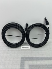 20FT Solar Panel Extension Wire with Female & Male Connectors 10AWG (1 Pair).