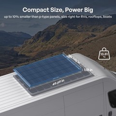 Renogy 200W ShadowFlux N-Type Monocrystalline Solar Panel 12V 24V
