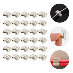 30x Solar Panel Cable Clips Wire Cord Clips Cable Clips Nails Trailer Wire Clips