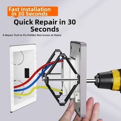 20pcs Electrical Socket Repair Tool for Type 86 Boxes and Wall Outlets