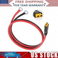 10AWG XT60 Female to O Ring Terminal Cable Connector DC Power Battery Cable