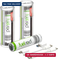 2 Pack USB-C Portable Charger Kit Power Bank Swap at Kiosk for Phones Tablets