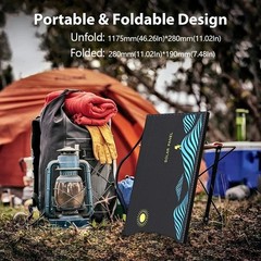 Portable Solar Charger Featuring Dual USB & 18V DC Outputs – 600W or 1000W
