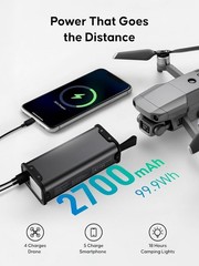 99Wh Portable Power Station & 70W Laptop Charger