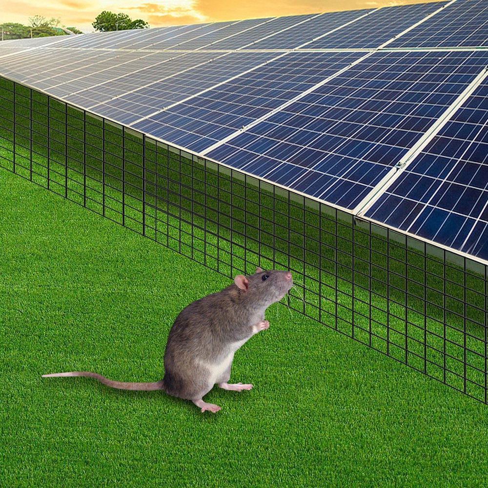 100ft Iron Mesh Rodent Barrier Solar Panel Bird Guard For Roof/garden/farmhouse
