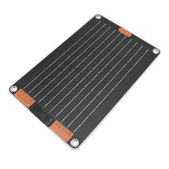 15W 5V 2.5A Solar Panel Battery Charger Monocrystalline Silicon Rain Proof FBIO