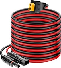 50FT XT60 Plug Solar Panel Extension Cable – Waterproof & Certified