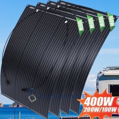 400W Flexible Solar Panel Mono for Power Station Camping Home RV Battery Charge