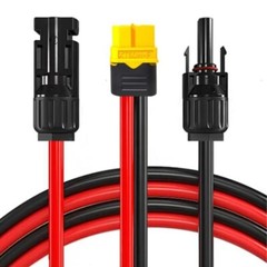 12AWG Solar Connectors to XT60 Extension Cable for Car and Camping Energy Needs