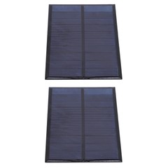 2Pcs Solar Panel Epoxy Power Module Battery Polysilicon Supplies 5V 500MA