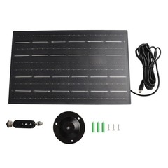 Portable Solar Panel Charger for Charging Electronics Indoors or Outdoors