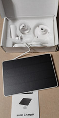 Solar Power Panel 6V Type-C Waterproof Cable for Security Camera 360 Rotate